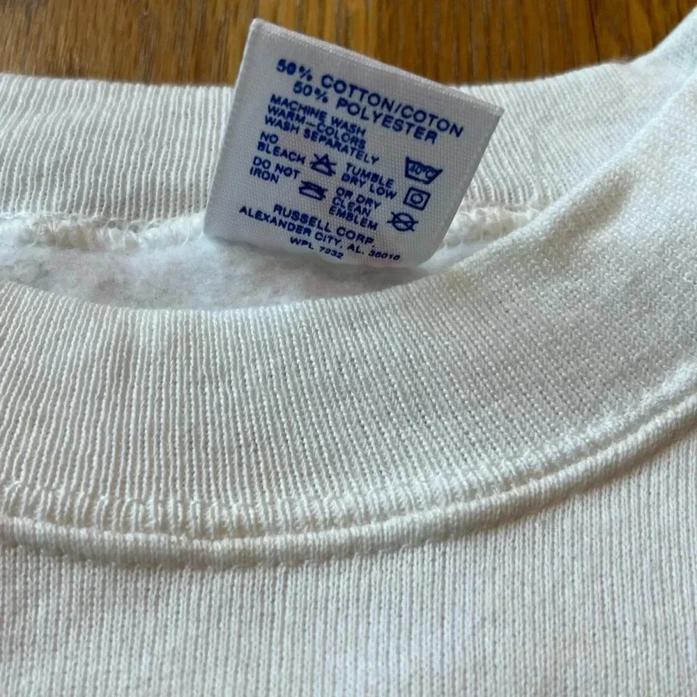 Vintage 1991 Operation Desert Storm/Shield Double Sided Sweatshirt M Made In USA